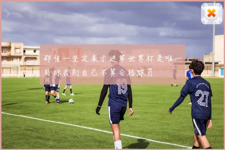 邵佳一坚定表示进军世界杯是唯一目标否则自己不算合格球员